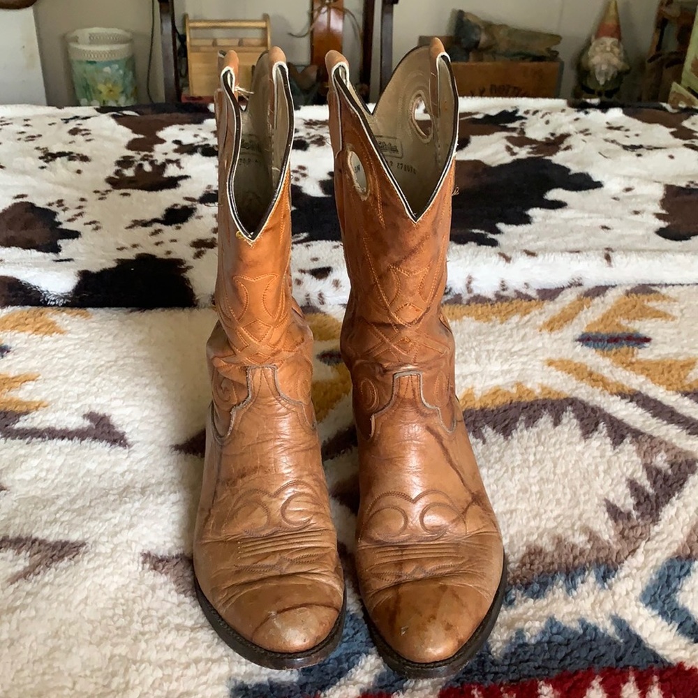 Vintage Larry Mahan Western Boots